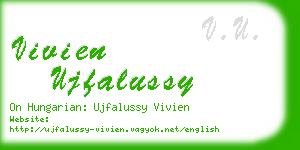vivien ujfalussy business card